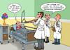 Cartoon: Beinbruch (small) by Joshua Aaron tagged pferd,tierarzt,beinbruch,notschlachtung,krankenhaus,patient,medizin,quereinsteiger