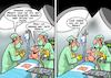 Cartoon: Beruhigend (small) by Joshua Aaron tagged op,chirurg,patient,operation,beruhigung,ruhig