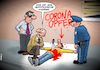 Cartoon: Corona-Opfer (small) by Chris Berger tagged mord,covid,19,corona,virus,epidemie,pandemie