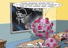 Cartoon: Corona Test (small) by Chris Berger tagged test,covid,19,corona,virus,epidemie,pandemie