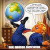 Cartoon: Dicktator (small) by Chris Berger tagged trump,ice,renee,good,fed,venezuela,öl,krieg,faschismus,big,money