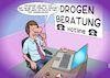 Cartoon: Drogenberatung (small) by Joshua Aaron tagged drogenberatung,drogen,heroin,kokain,sucht,turn,opiate,koks