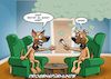 Cartoon: Drogenspürhunde (small) by Joshua Aaron tagged drogen,spürhund,hunde,zoll,fahndung,polizei,marijuana,marihuana,dope,weed,gras