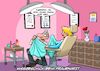 Cartoon: Frauenarzt (small) by Joshua Aaron tagged frauenarzt,unfall,missgeschick,armbanduhr,eingriff,untersuchung,vagina,uterus,gebärmutter