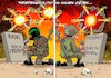 Cartoon: Friedenspolitik (small) by Chris Berger tagged israel,hamas,palästina,gaza,krieg,terror