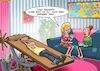 Cartoon: Gewalt in der Ehe (small) by Joshua Aaron tagged gewalt,ehe,psycho,frau,mann,aggression