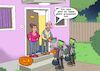 Cartoon: Halloween (small) by Joshua Aaron tagged antisemitismus,antiislamismus,rassismus,krieg,gaza,palästina,israel,juden,araber