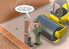 Cartoon: Hinrichtung (small) by Joshua Aaron tagged hinrichtung,erschiessungskommando,munition,strassenwalze