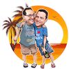 Cartoon: Ibiza (small) by Joshua Aaron tagged hc,strache,gudenus,ibiza,video