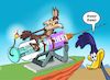 Cartoon: Impfpflicht (small) by Joshua Aaron tagged impfen,corona,covid,pandemie,impfpflicht,impfgegner,will,coyote,roadrunner