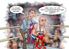 Cartoon: In der Ecke (small) by Joshua Aaron tagged boxer,boxen,ring,facebook,soziale,medien,freundschaftsanfrage,knockout,mma