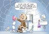 Cartoon: Kälte (small) by Joshua Aaron tagged feuchtes,toilettpapier,eskimo,iglu,winter,kälte,klo