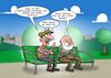 Cartoon: Klopapier (small) by Chris Berger tagged rentner,pensionisten,klopapier,vorhang,abwischen