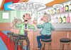 Cartoon: Legalisierung (small) by Joshua Aaron tagged legalisierung,marijuana,gras,weed,alkohol,säufer,delirium,tremens,gewalt,familie