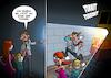 Cartoon: Licht am Ende des Tunnels (small) by Joshua Aaron tagged corona,pandemie,covid,19,quarantäne,lockdown,wirtschaftskrise,inflation