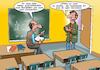 Cartoon: Mathe und Latein (small) by Chris Berger tagged math2022,mathematik,latein,eltern,sprechtag,lehrer,vater,sohn