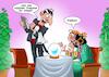 Cartoon: Medium (small) by Joshua Aaron tagged hellseher,kartenleger,wahrsager,medium,steak,kellner,restaurant,essen