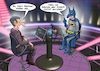 Cartoon: Millionenshow (small) by Joshua Aaron tagged batman,joker,millionenshow,wer,wird,millionär,fernsehsendung,moderator