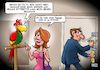 Cartoon: Papagei (small) by Joshua Aaron tagged papagei,missbrauch,entführung,opfer,psychopath