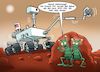 Cartoon: Perseverance (small) by Joshua Aaron tagged perseverance,mars,nasa,mission,social,distancing,pandemie,corona,abstand,lebensformen