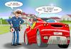 Cartoon: Polizeikontrolle (small) by Chris Berger tagged polizei,kontrolle,drogen,auto,planquadrat