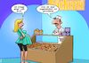 Cartoon: Schwangerschaft (small) by Chris Berger tagged schwangerschaft,schwanger,kind,brot,bäckerei,schwangere,bäcker