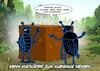 Cartoon: Skarabäen (small) by Chris Berger tagged mistkäfer,mistkugel,dung,beetle,scheisse