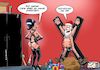 Cartoon: SM Santa (small) by Chris Berger tagged sadomaso,bondage,fetisch,weihnachten,santa,klaus