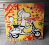 Snoopy Woodstock Vespa