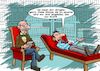 Cartoon: Stimmenhören (small) by Joshua Aaron tagged psychiater,stimme,einbildung,psychologe,alexa,ki,patient