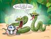 Cartoon: Süsses (small) by Chris Berger tagged ostern,schokolade,osterhase,schlangen,süssigkeiten
