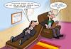 Cartoon: Unsichtbar (small) by Chris Berger tagged unsichtbar,psychiater,probleme,komplexe,minderwertigkeitskomplex,depression,psycho