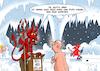 Cartoon: Wenn die Hölle zufriert (small) by Joshua Aaron tagged putin,gazprom,gasleitung,energie,krise,heizung,wärme,hölle,teufel