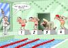 Cartoon: Wettschwimmen (small) by Chris Berger tagged jesus,wasser,laufen,wettschwimmen,wettbewerb