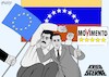 Cartoon: Krieg der Sterne in Venezuela (small) by Hachfeld tagged venezuela,eu,maduro,di,maio