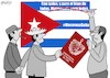 Cartoon: No same-sex marriage in Cuba (small) by Hachfeld tagged cuba,constitution,same,sex,marriage,evangelicals