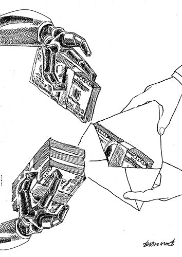 Cartoon: Corruption (medium) by Vladimir Khakhanov tagged corruption