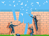 Cartoon: Wall (small) by Vladimir Khakhanov tagged desire