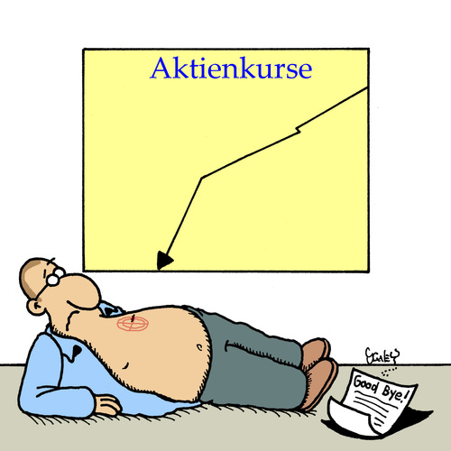 Cartoon: Aktienkurse (medium) by Karsten Schley tagged wirtschaft,business,aktien,aktienkurse,dax,umsatz,spekulation,geld,anleger,investitionen,investoren,wirtschaft,business,aktien,aktienkurse,dax,umsatz,spekulation,geld,anleger,investitionen,investoren