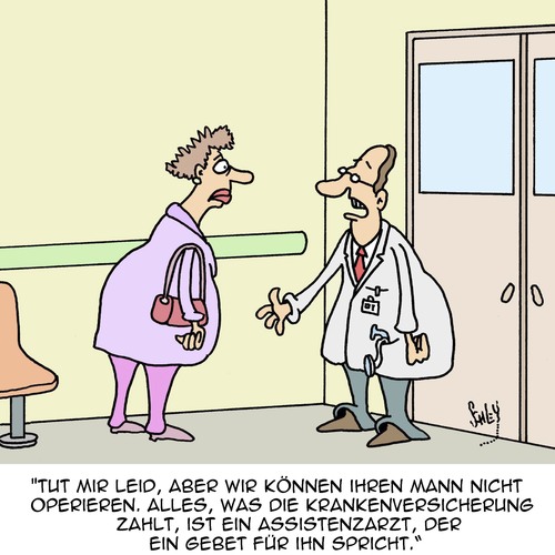 Cartoon: AMEN!!! (medium) by Karsten Schley tagged gesundheit,krankenhäuser,ärzte,patienten,business,wirtschaft,krankenversicherungen,medizin,versicherungen,operationen,gesundheit,krankenhäuser,ärzte,patienten,business,wirtschaft,krankenversicherungen,medizin,versicherungen,operationen