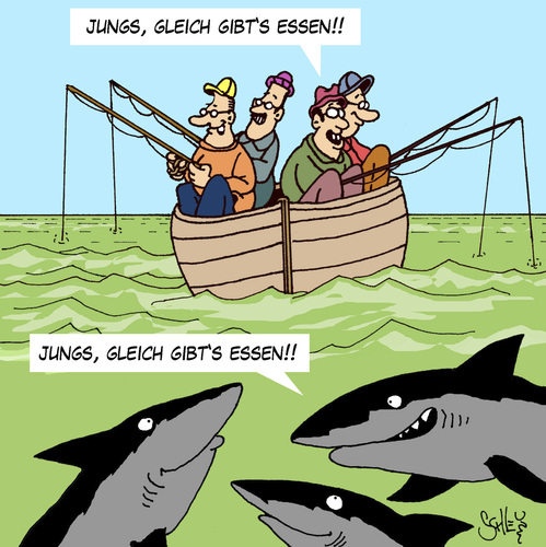 Cartoon: Angler (medium) by Karsten Schley tagged angeln,angler,fischen,fischer,essen,ernährung,tiere,fische,natur,ozeane,meere,männer,angelsport,angeln,angler,fischen,fischer,essen,ernährung,tiere,fische,natur,ozeane,meere,männer,angelsport