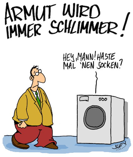 Cartoon: Armut (medium) by Karsten Schley tagged armut,einkommen,soziales,kapitalismus,politik,arbeitslosigkeit,obdachlosigkeit,hunger,gesellschaft,deutschland,europa,waschmaschinen,technik,armut,einkommen,soziales,kapitalismus,politik,arbeitslosigkeit,obdachlosigkeit,hunger,gesellschaft,deutschland,europa,waschmaschinen,technik