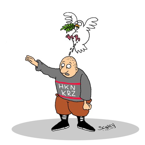 Auf die Glatze... Auf die Glatze...