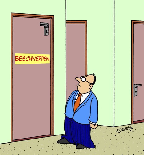 Cartoon: Beschwerden (medium) by Karsten Schley tagged beschwerden,reklamationen,kunden,service,kundenservice,wirtschaft,business,ethik,beschwerden,reklamationen,kunden,service,kundenservice,wirtschaft,business,ethik