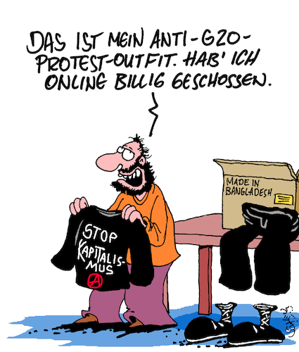 Cartoon: Böser Kapitalismus (medium) by Karsten Schley tagged shopping,kapitalismus,konsumverhalten,onlineshopping,einzelhandel,technik,globalisierung,g20,protest,gesellschaft,deutschland,europa,politik,wirtschaft,business,shopping,kapitalismus,konsumverhalten,onlineshopping,einzelhandel,technik,globalisierung,g20,protest,gesellschaft,deutschland,europa,politik,wirtschaft,business