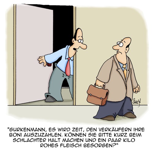 Cartoon: BONI (medium) by Karsten Schley tagged business,verkaufen,verkäufer,sales,boni,prämien,geld,wirtschaft,gehälter,business,verkaufen,verkäufer,sales,boni,prämien,geld,wirtschaft,gehälter