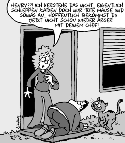 Cartoon mit Katze!