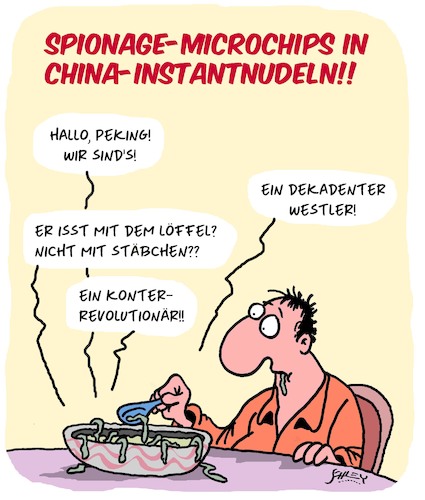 China spioniert!! China spioniert!!