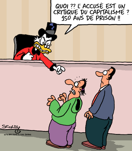 Cartoon: Critiques du capitalisme (medium) by Karsten Schley tagged capitalisme,argent,economie,justice,politique,bd,societe,capitalisme,argent,economie,justice,politique,bd,societe