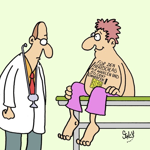 Cartoon: DAS ist der Rythmus! (medium) by Karsten Schley tagged gesundheit,ärzte,patienten,geld,unterhaltung,musik,gesundheit,ärzte,patienten,geld,unterhaltung,musik